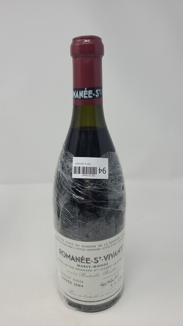 空き瓶 ROMANEE ST.VIVANT 2017 750ml 2017 Domaine de la Romanée