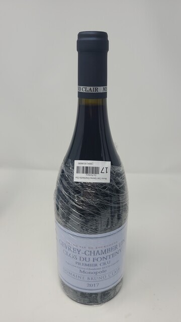 Bruno Clair Gevrey Chambertin Clos du Fonteny 2017