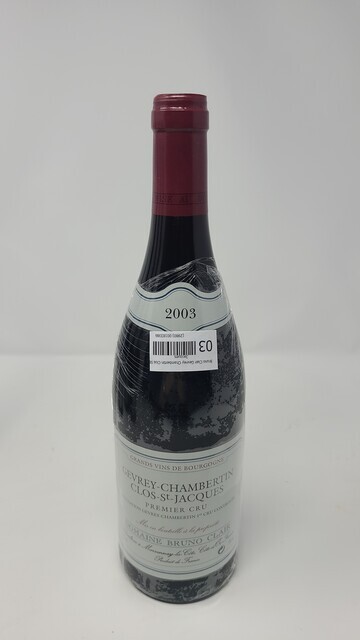 Bruno Clair Gevrey Chambertin Clos St Jacques 2003