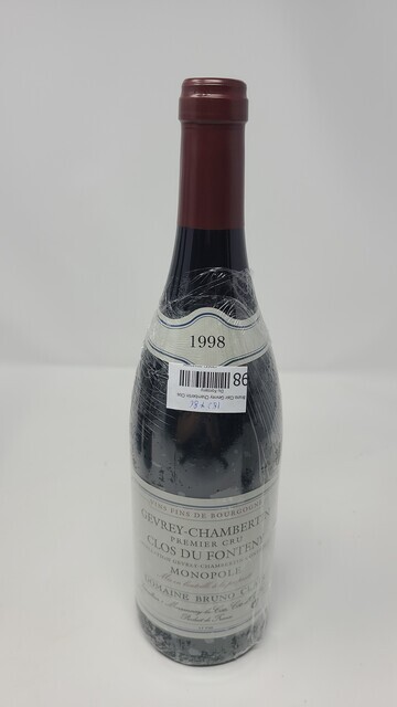 Bruno Clair Gevrey Chambertin Clos du Fonteny 1998