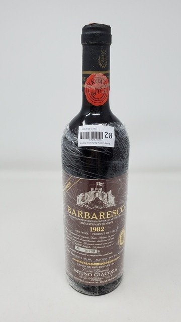 Bruno Giacosa Barbaresco Riserva Santo Stefano 1982