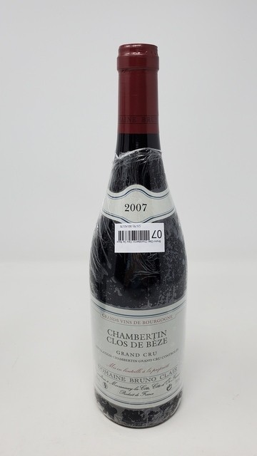 Bruno Clair Chambertin Clos de Beze 2007