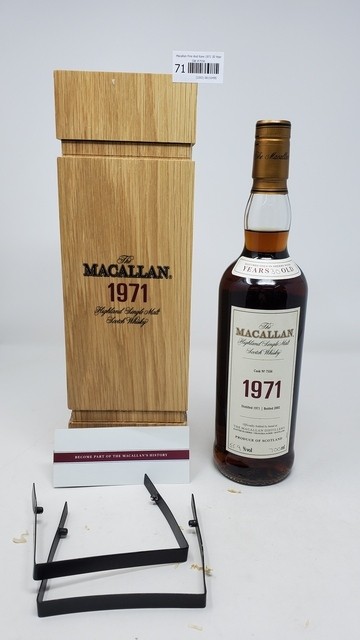 Macallan Fine and Rare 1971 30 Year Old #7556