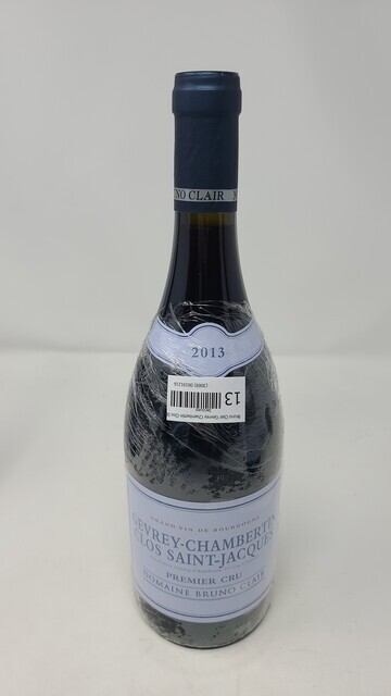 Bruno Clair Gevrey Chambertin Clos St Jacques 2013