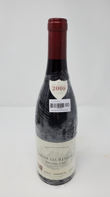 Prince Florent de Merode Corton Renardes 2008