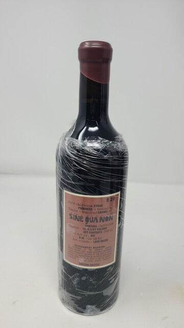 Sine Qua Non B 20 Syrah 2008