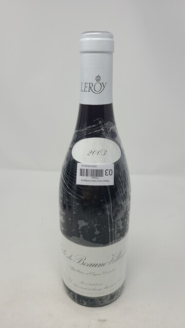 Maison Leroy Cotes de Beaune Villages 2003