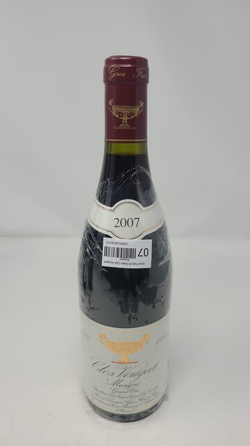 Gros Frere et Soeur Clos Vougeot Musigni 2007