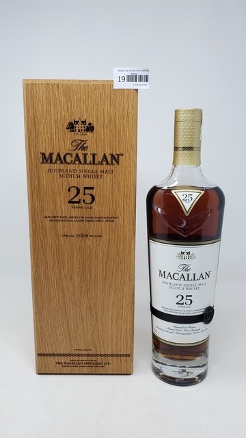 Macallan 25 Year Old Sherry Oak 2019 Release