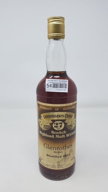 Glenrothes 1954 27 Year Old Gordon & Macphail Connoisseurs Choice