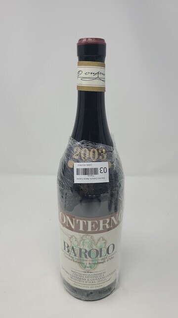 Giacomo Conterno Barolo Cascina Francia 2003