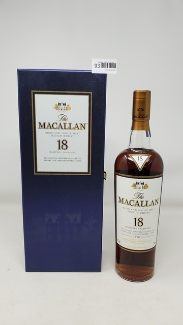 Macallan 1993 18 Year Old