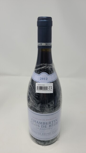 Bruno Clair Chambertin Clos de Beze 2012
