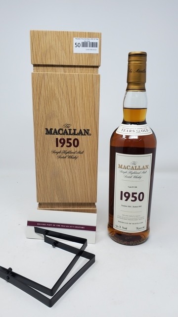 Macallan Fine and Rare 1950 52 Year Old #598