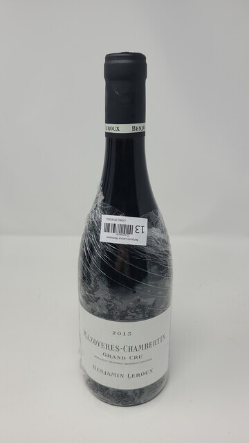 Benjamin Leroux Mazoyeres Chambertin 2013