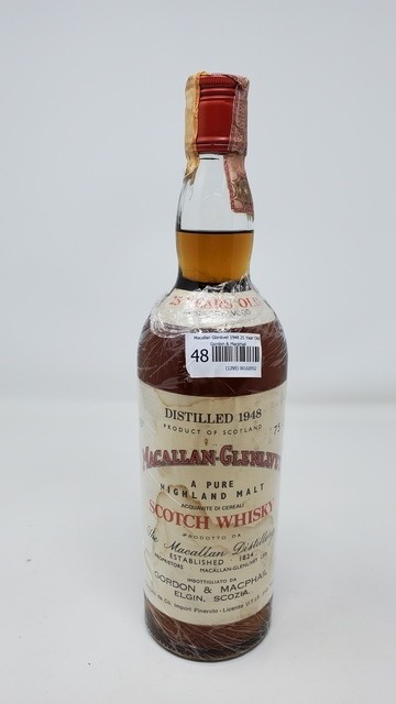 Macallan Glenlivet 1948 25 Year Old Gordon & Macphail