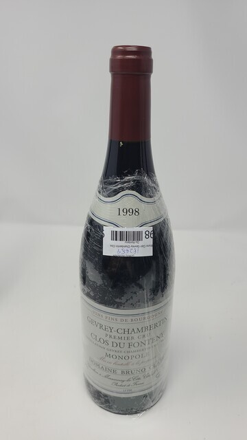 Bruno Clair Gevrey Chambertin Clos du Fonteny 1998