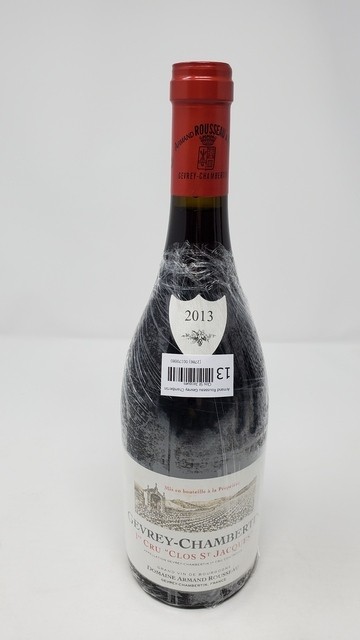 Armand Rousseau Gevrey Chambertin Clos St Jacques 2013