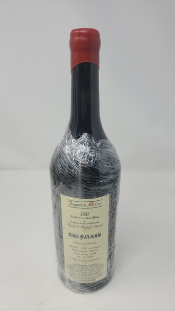 Sine Qua Non Imposter Mccoy Syrah 1997