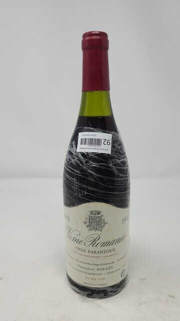 Emmanuel Rouget Vosne Romanee Cros Parantoux 1992