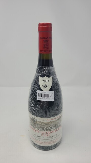 Armand Rousseau Gevrey Chambertin Clos St Jacques 2003