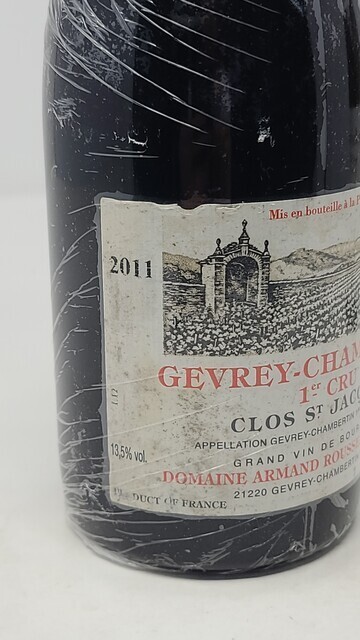 Armand Rousseau Gevrey Chambertin Clos St Jacques 2011