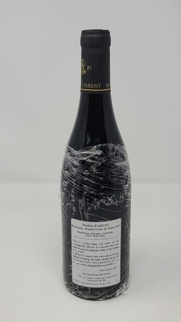 Mathias Parent Gros Bourgogne Hautes Cotes de Nuits 2015