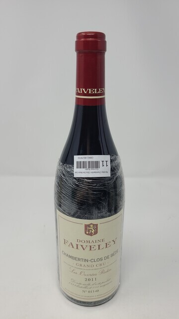 Faiveley Chambertin Clos de Beze Les Ouvrees Rodin 2011