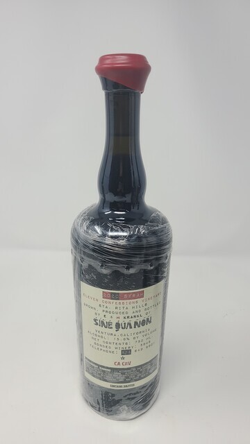 Sine Qua Non Eleven Confessions Vineyard Syrah 2020