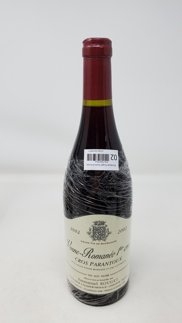Emmanuel Rouget Vosne Romanee Cros Parantoux 2002