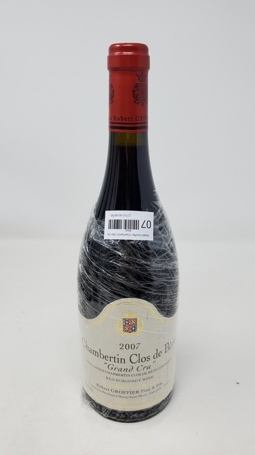 Robert Groffier Chambertin Clos de Beze 2007