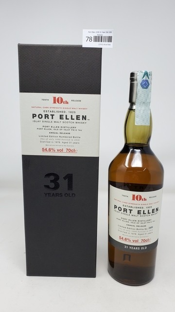 Port Ellen 1978 31 Year Old 10th Release
