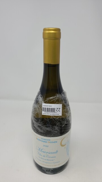 Bernard Bonin Meursault Clos du Cromin Le Pre de Manche 2022