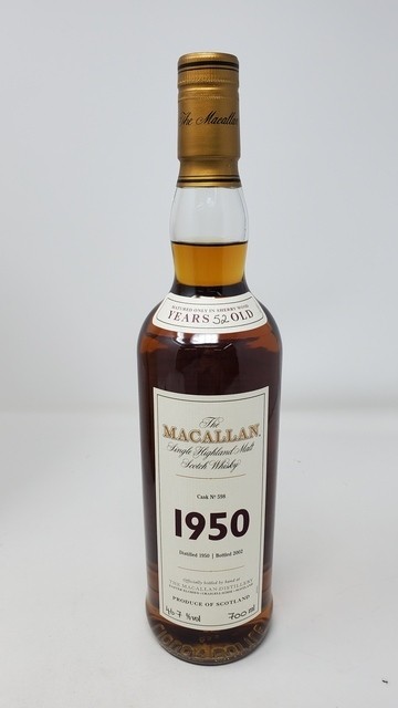 Macallan Fine and Rare 1950 52 Year Old #598