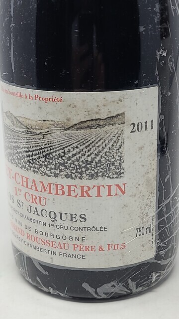 Armand Rousseau Gevrey Chambertin Clos St Jacques 2011