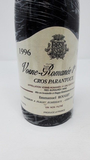 Emmanuel Rouget Vosne Romanee Cros Parantoux 1996