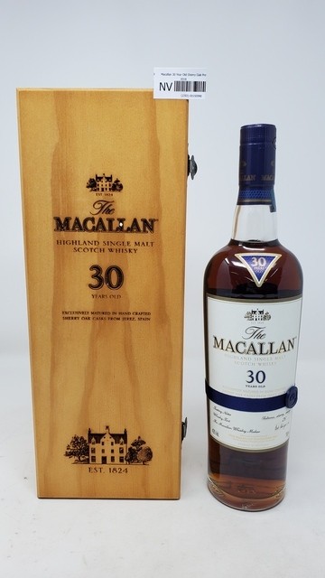 Macallan 30 Year Old Sherry Oak Pre-2018