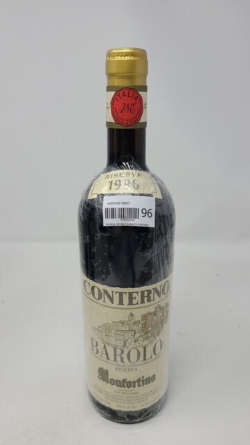 Giacomo Conterno Barolo Riserva Monfortino 1996