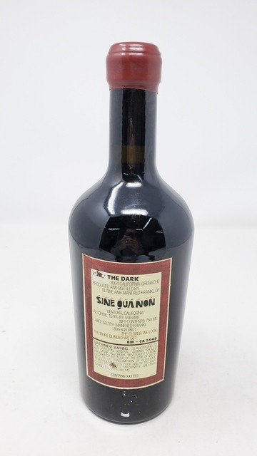 Sine Qua Non Into the Dark Grenache 2004