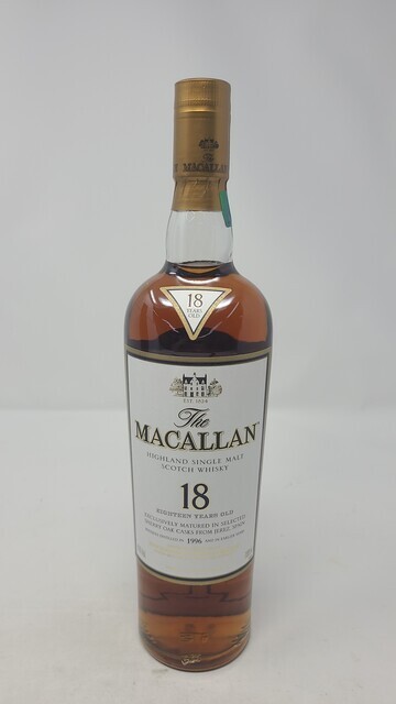 Macallan 1996 18 Year Old