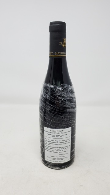 Mathias Parent Gros Pommard 1er Cru Les Arvelets 2015