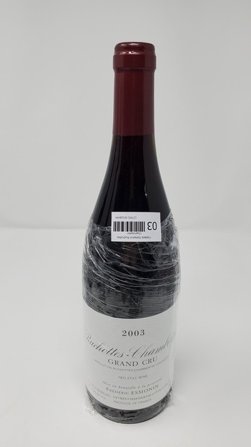 Frederic Esmonin Ruchottes Chambertin 2003