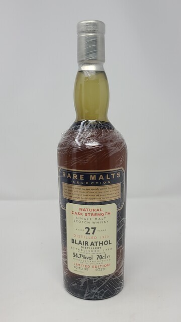 Blair Athol 1975 27 Year Old Rare Malts
