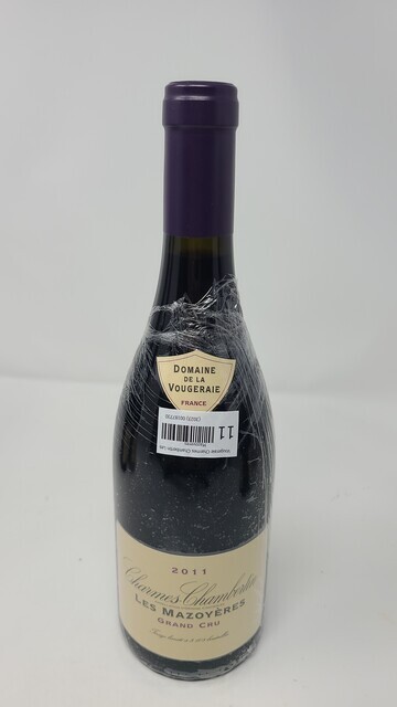 Vougeraie Charmes Chambertin Les Mazoyeres 2011